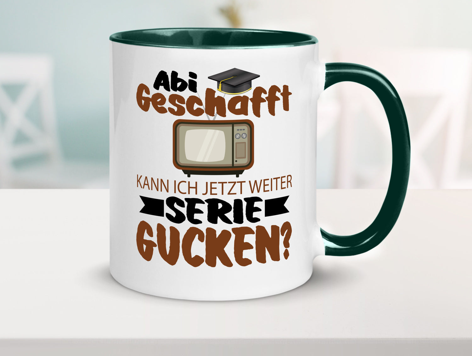 Abi Geschaft | Serie Gucken Bachlor Abitur Geschenk Humor Geschenkidee lustiger