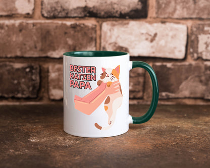 Bester Katzenpapa | Katze Gabel Geschenk Tierliebhaber Humor lustiger Spruch