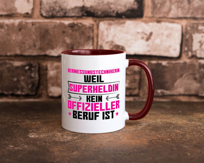 Superheldin Vermessungstechnikerin | Techniker Humor Geschenkidee Tasse