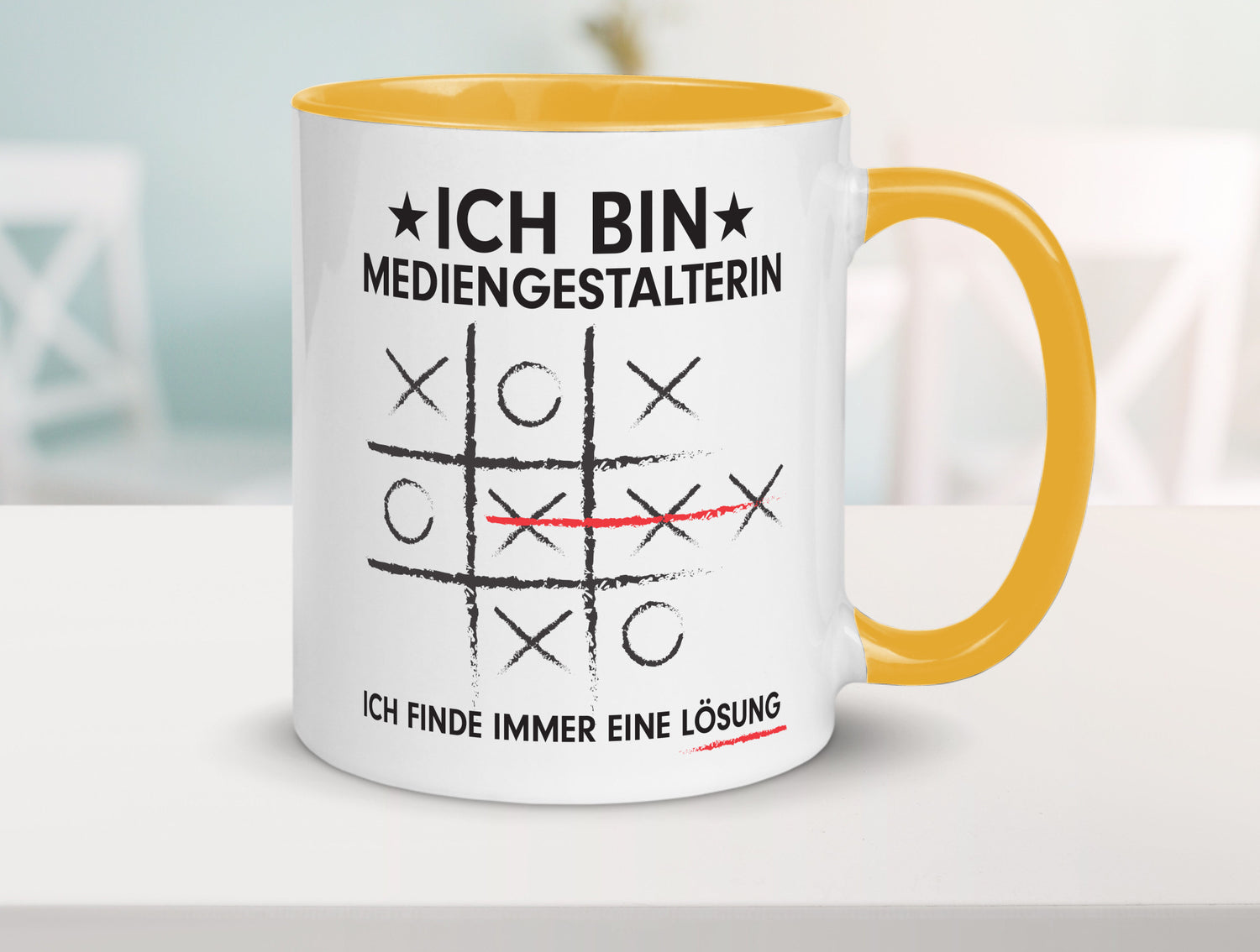 Löse Probleme: Mediengestalterin | Medien Geschenkidee Humor Tasse