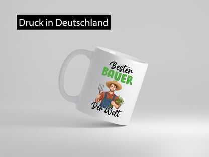 Bester Bauer | Bauernhof Landwirtschaft v2 Geschenkidee Humor Tasse