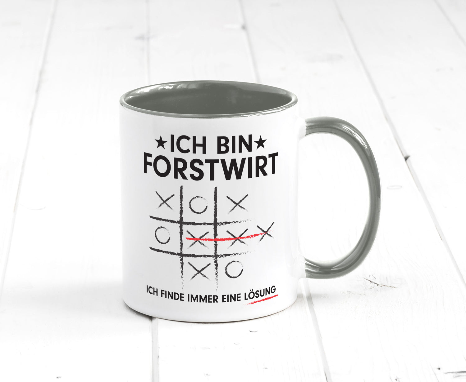 Lösung finden: Forstwirt | Waldarbeiter v2 Geschenkidee Arbeit Kollegen Büro