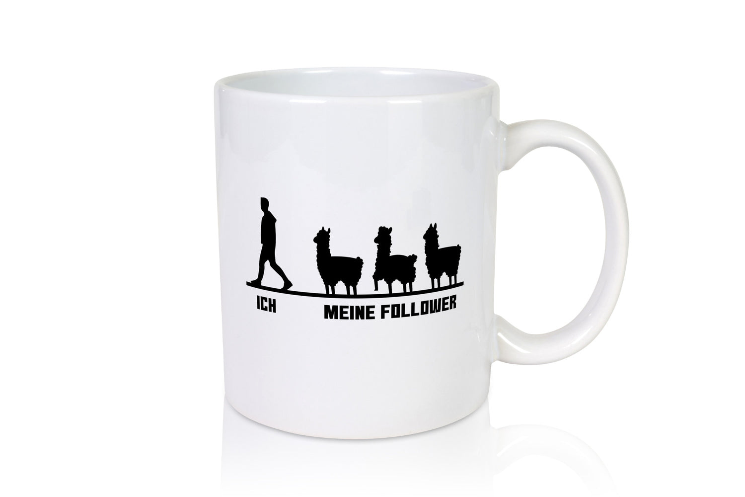 Meine Follower | Lama Alpaka Influencer Internet lustig Humor Geschenkidee
