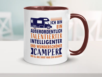 Talentierter | Intelligenter Wunderschöner Camper lustiger Spruch Geschenk