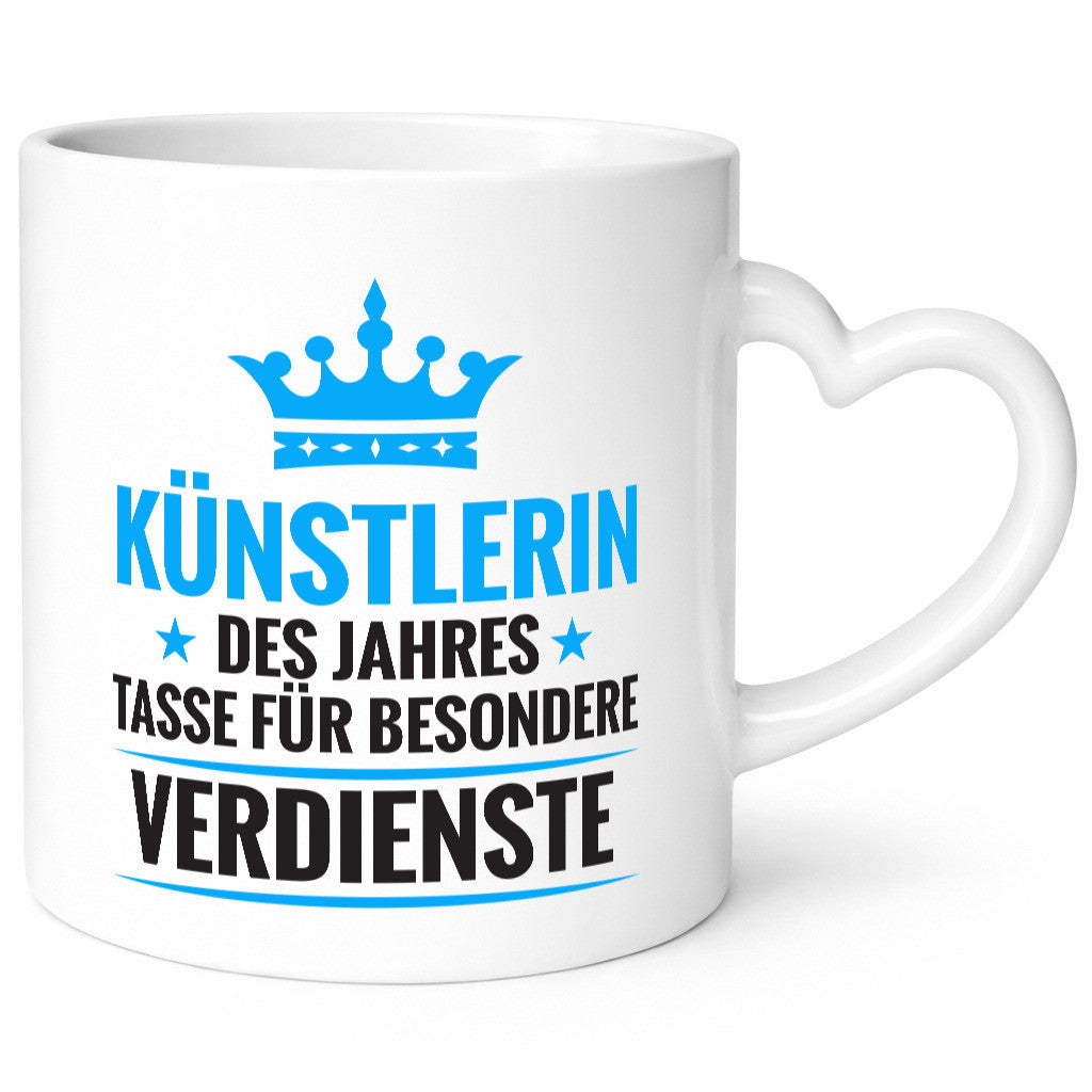 Besonderer Verdienst: Künstlerin | Kunst lustiger Spruch Geschenk Humor