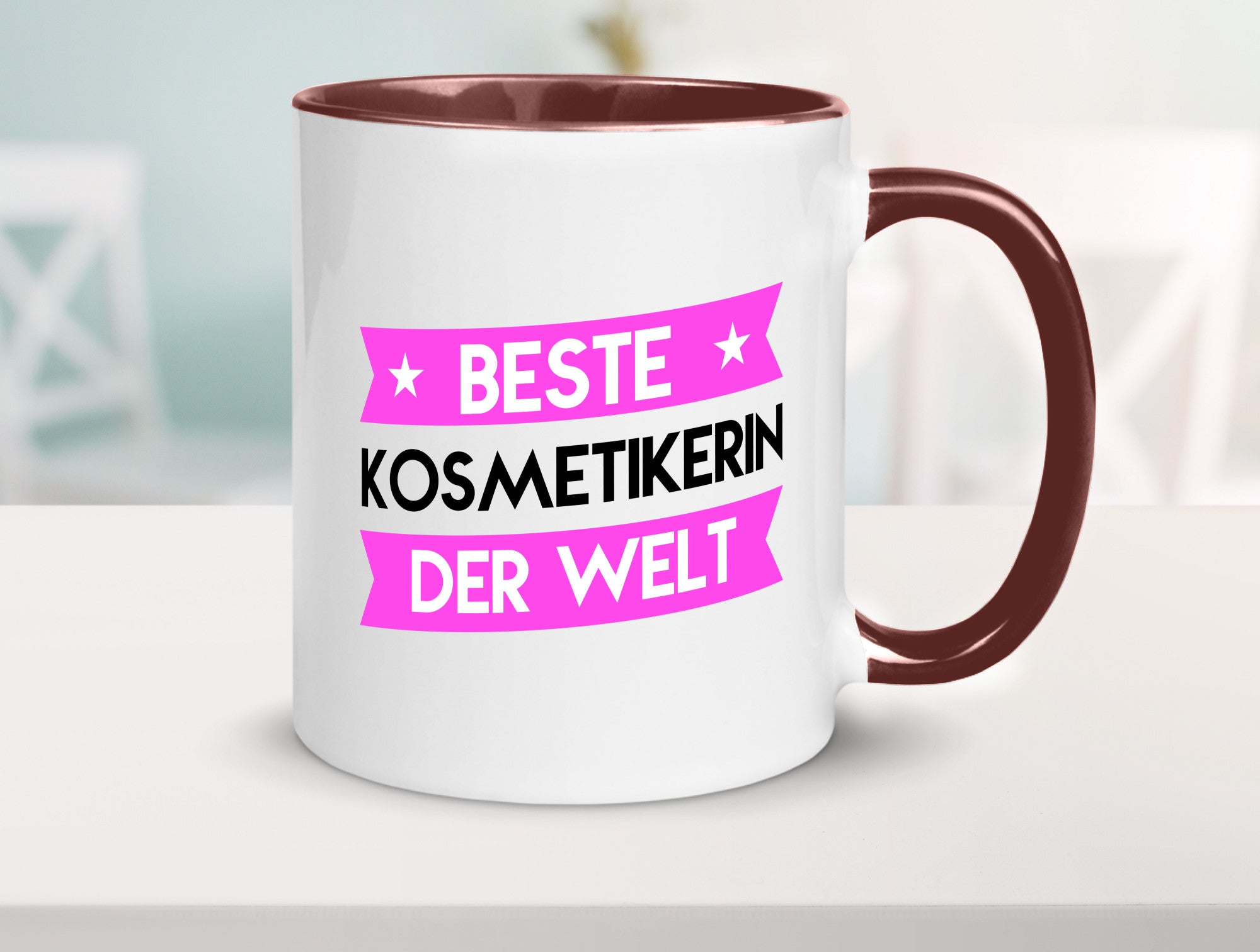 Beste Kosmetikerin | Kosmetik Stylistin Visagistin Geschenkidee Humor Tasse