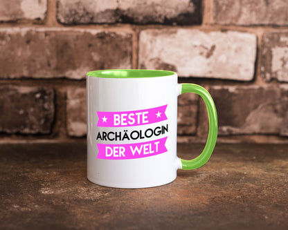Beste Archäologin| Archäologie | Forscherin Humor Geschenkidee Tasse