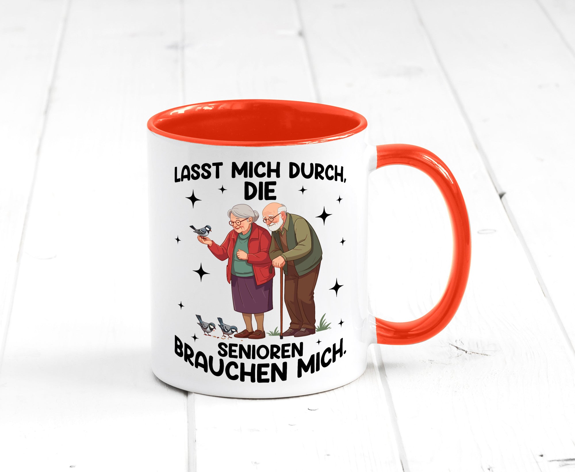 Senioren brauchen mich | Altenpflege Pflegekraft lustiger Spruch Geschenk Humor