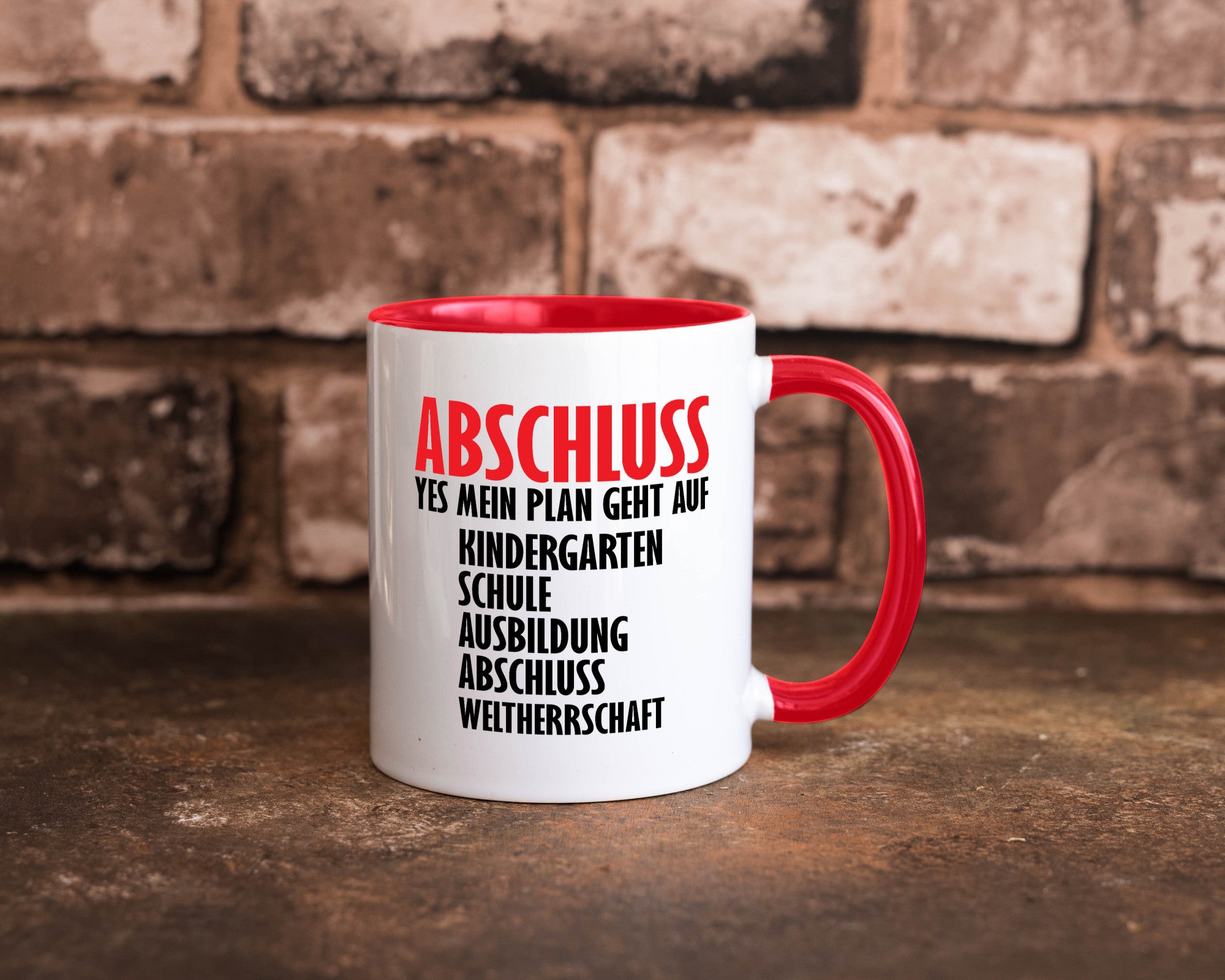 Abschluss Bachelor Geschenkidee Humor Tasse