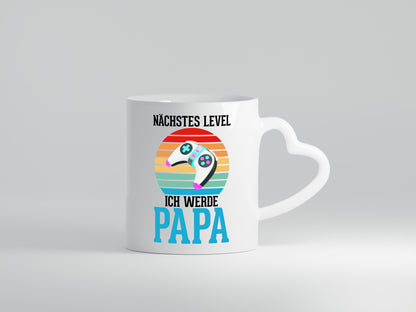 Nächstes Level ich werde Papa | Ankündigung Gamer Geschenkidee Humor Tasse