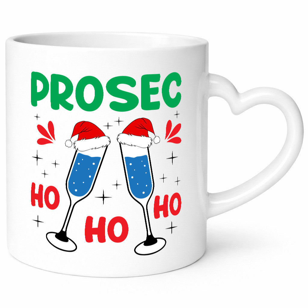 Prosec ho | Weihnachten Christmas lustig Humor Geschenkidee Geschenk Tasse