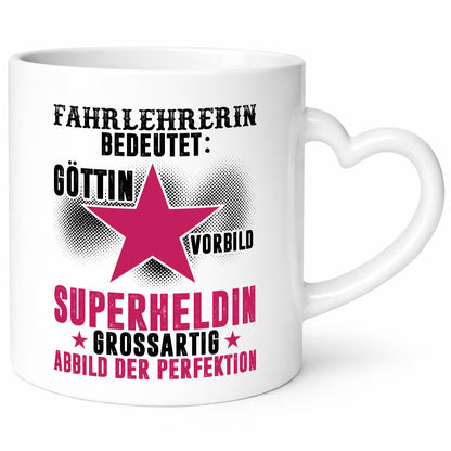 Bedeutung von Fahrlehrerin| Fahrschule lustiger Spruch Geschenk Humor