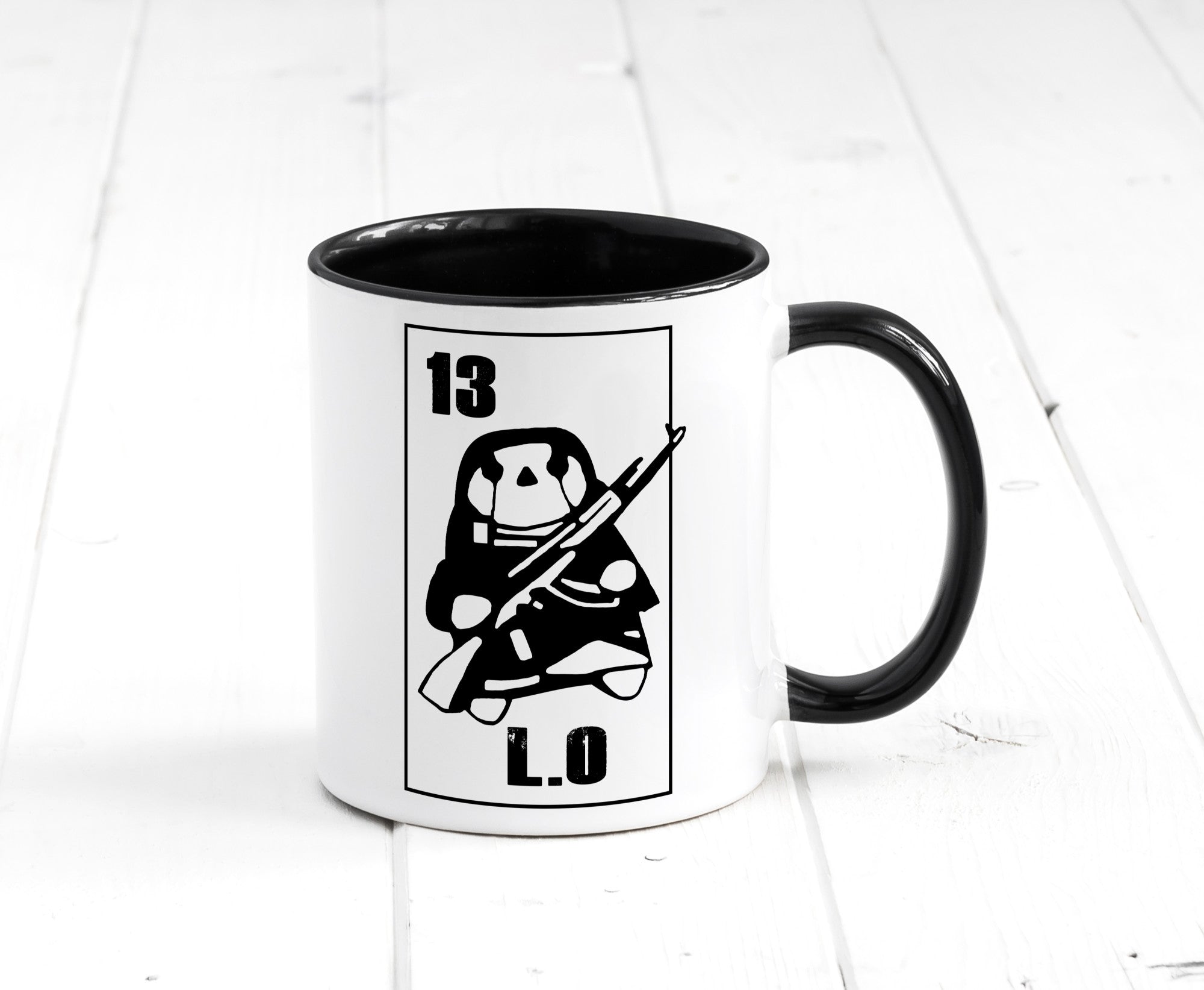 13 L.O lustiger Spruch Geschenk Humor Geschenkidee Tasse