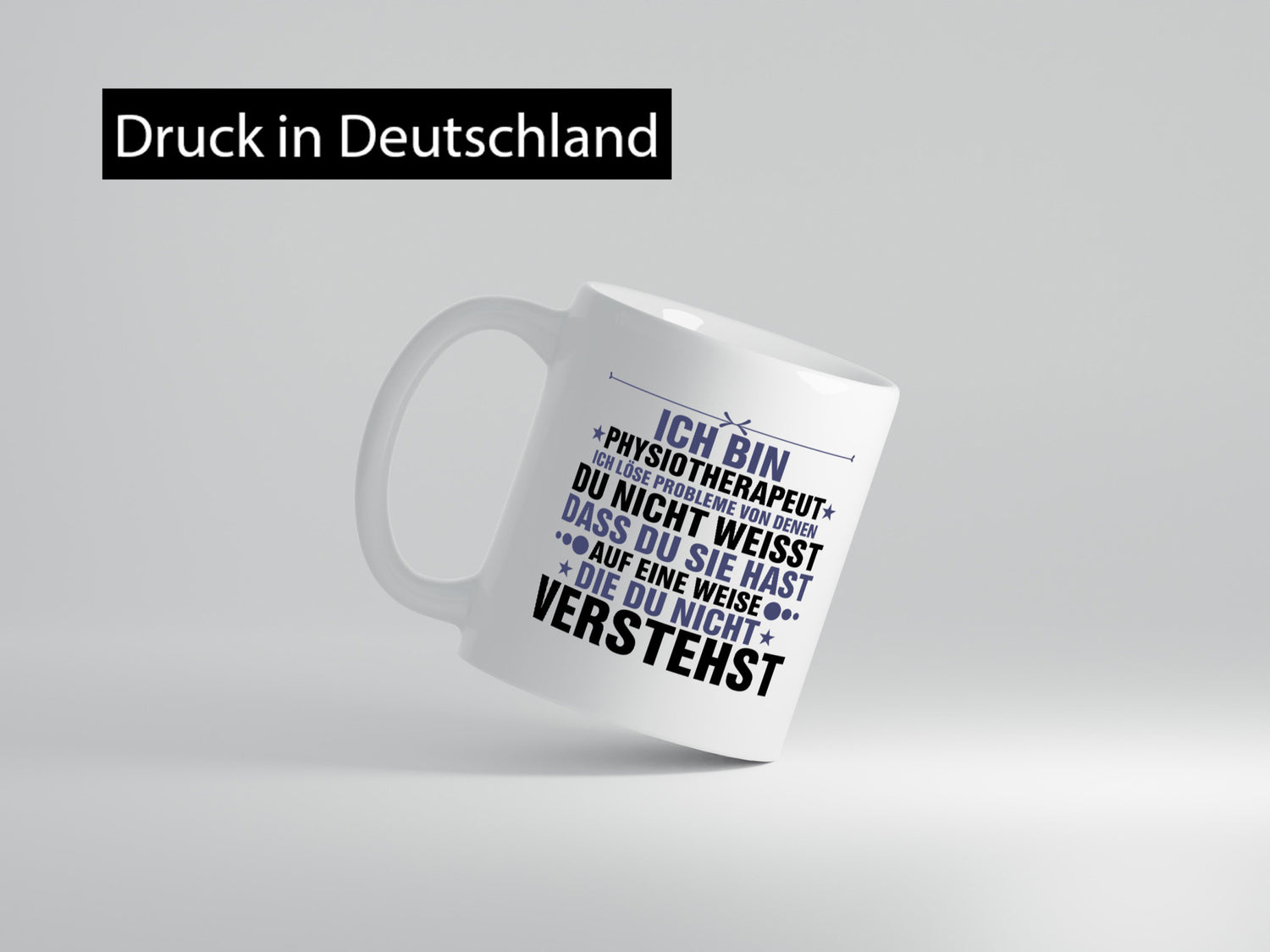 Löse Probleme: Physiotherapeut v2 lustiger Spruch Geschenk Humor Geschenkidee
