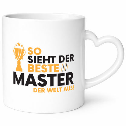 Der Weltbeste Master | Universität Student Humor Geschenkidee Tasse