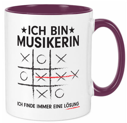 Löse Probleme: Musikerin | Musik Musikantin Geschenkidee Humor Tasse