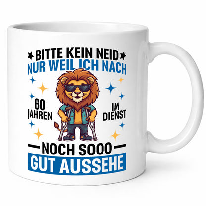 60 Jahre im Dienst | Arbeitsjubiläum Arbeit Humor Kollegen Büro Geschenkidee