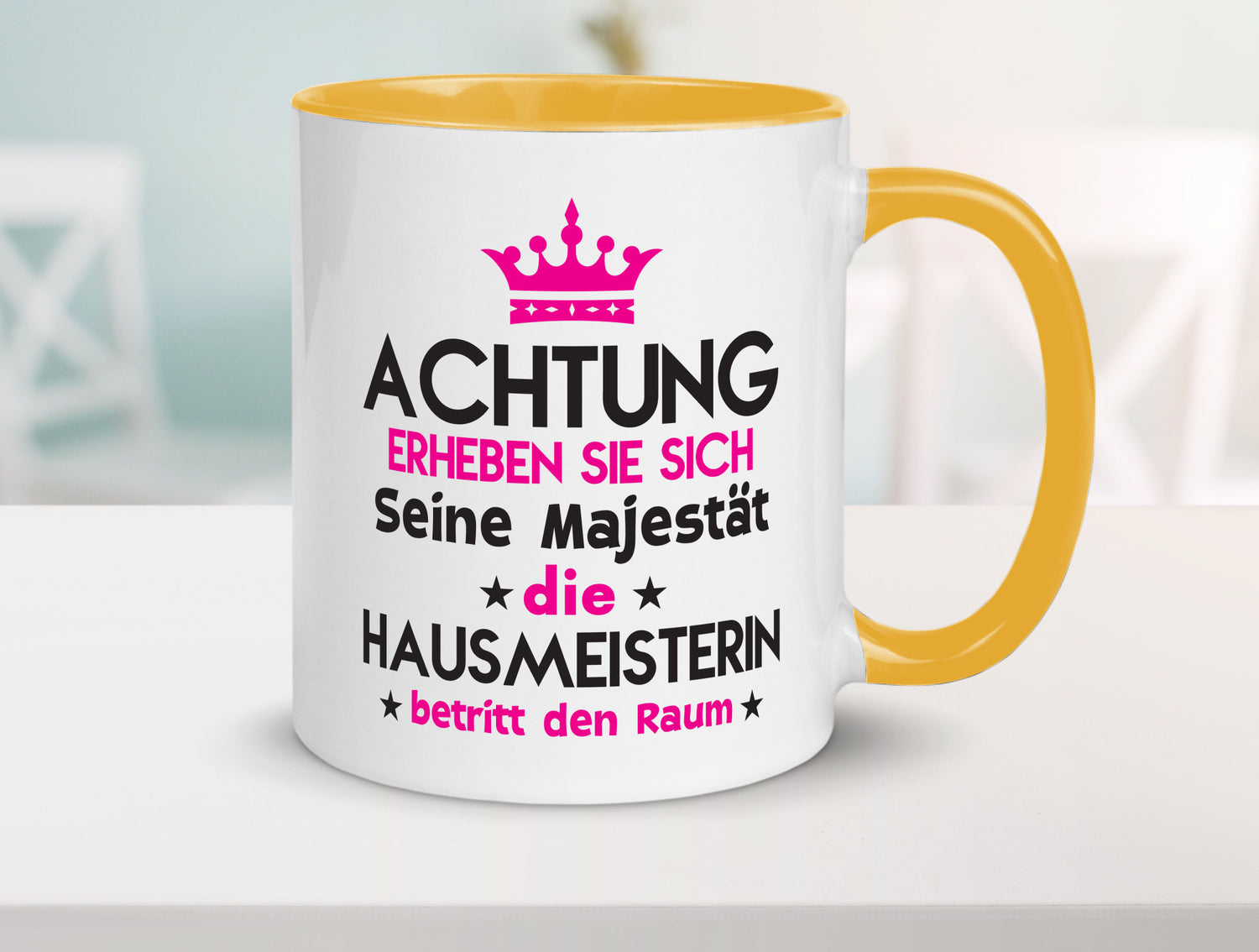 Seine Majestät Hausmeisterin | Hauswart Humor Geschenkidee Tasse