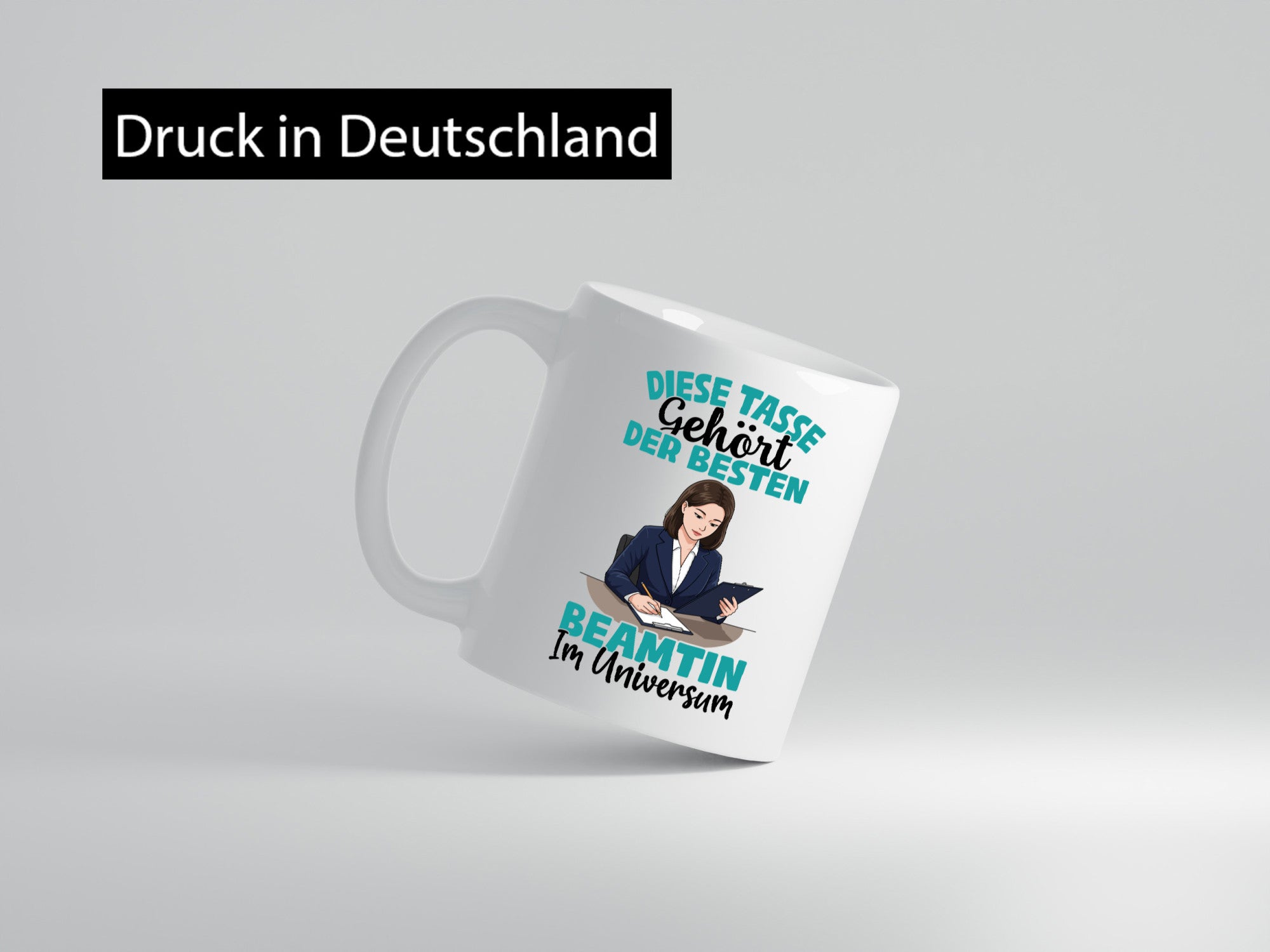 Im Universum: Beamtin | Verbeamtung Dienst Geschenk Humor Geschenkidee lustiger