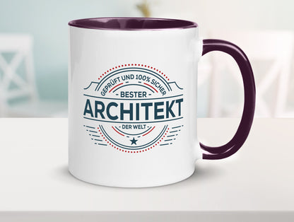 Geprüft und sicher: Architekt | Architektur Büro lustiger Spruch Geschenk