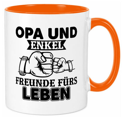 Opa und Enkel Freunde fürs Leben | Großvater Geschenkidee Familie Humor Tasse
