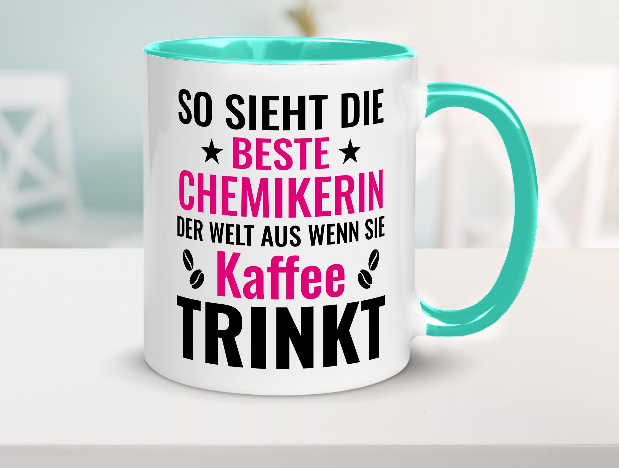 Kaffee trinkt: Chemikerin | Chemie Labor Geschenkidee Humor Tasse
