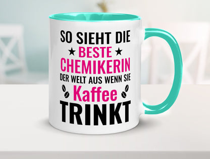 Kaffee trinkt: Chemikerin | Chemie Labor Geschenkidee Humor Tasse