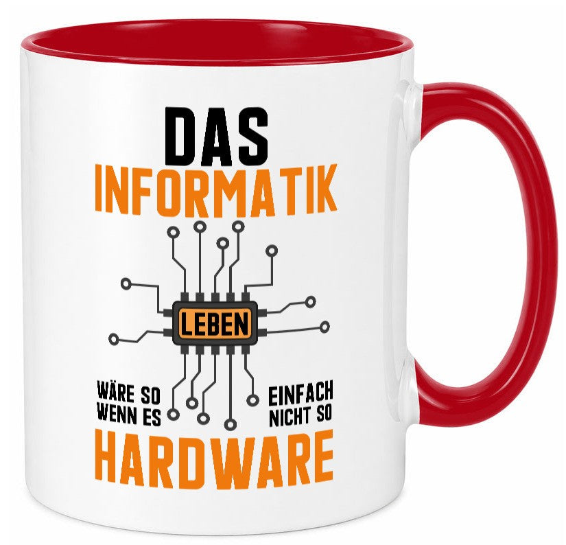 Informatik Leben | Hardware Nerd Software Entwickler Geschenkidee Humor Tasse