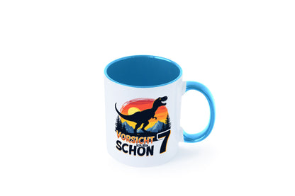 7. Geburtstag | 7 Jahre Dinosaurier v2 Geschenk Geschenkidee lustiger Spruch