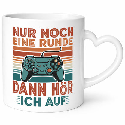 Nur noch eine runde dann hör ich auf | Gamer Zocker v2 Humor Geschenkidee Tasse