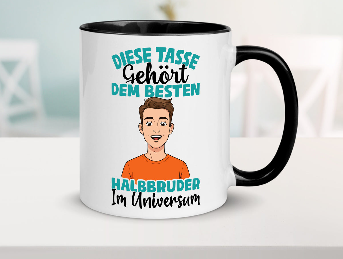 Im Universum: Halb Bruder | Stiefvater Stiefmutter Geschenkidee Familie Humor Tasse