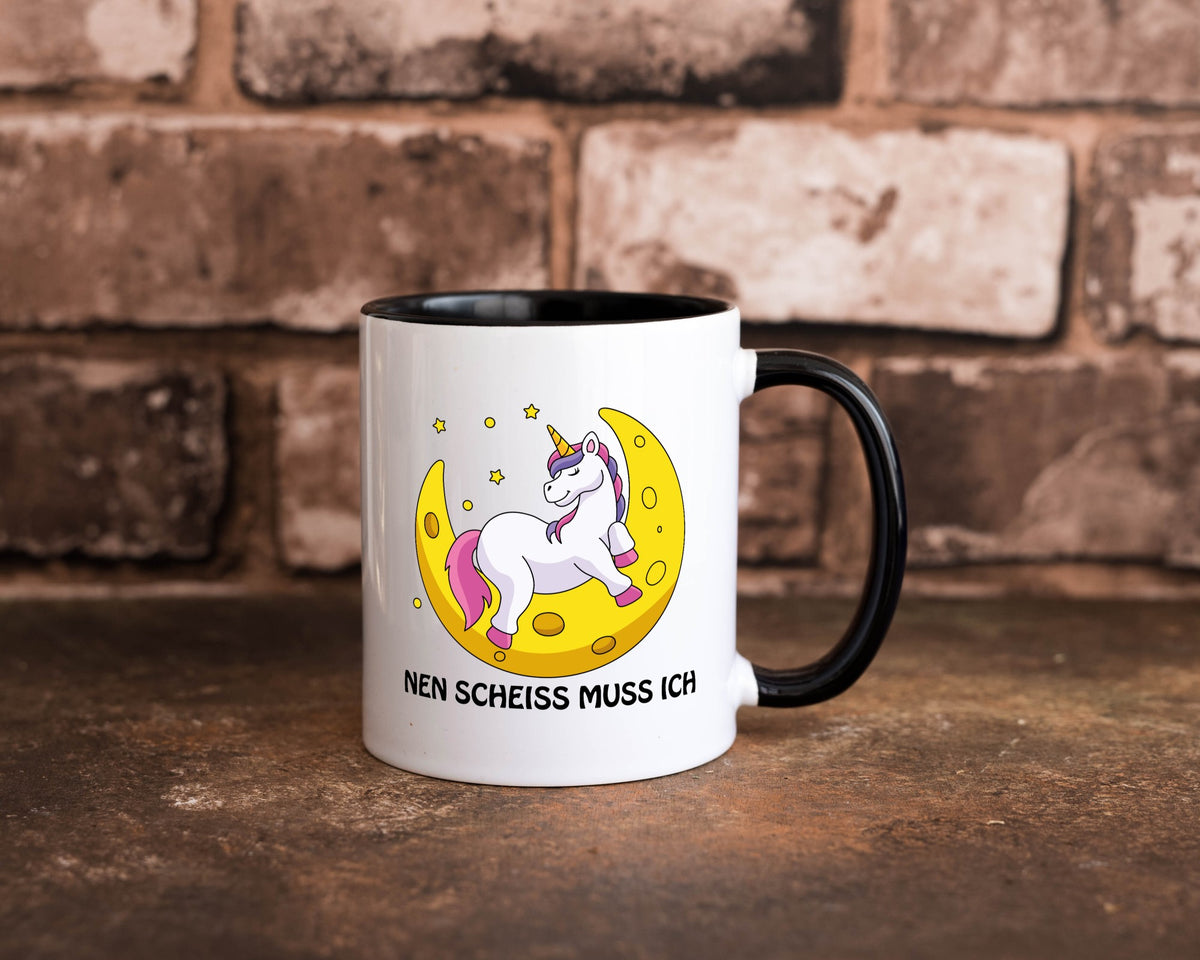 Nen Scheiss muss ich Geschenkidee Humor Tasse