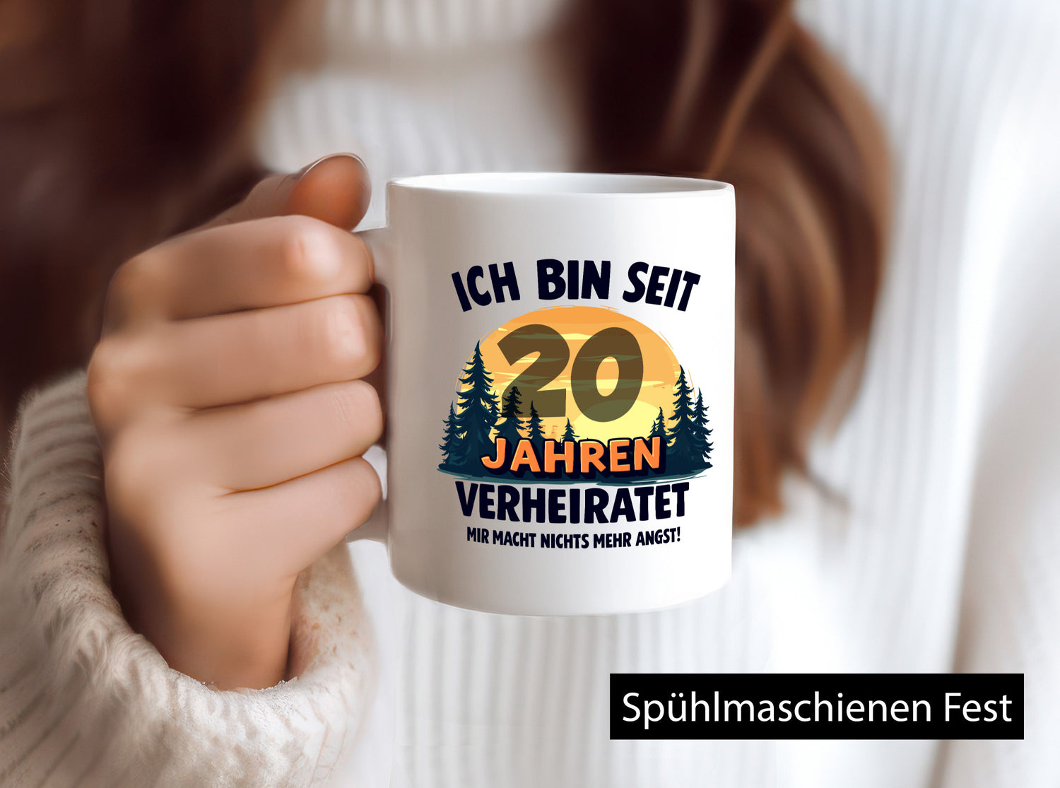 Ich bin Verheiratet | 20. Hochzeitstag Ehepaar lustiger Spruch Geschenk Humor