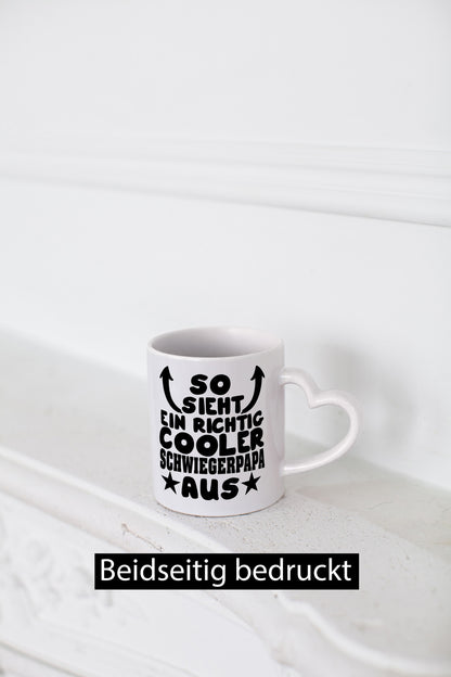 Richtig cooler Schwiegerpapa | Schwiegervater Tasse Geschenk Familie