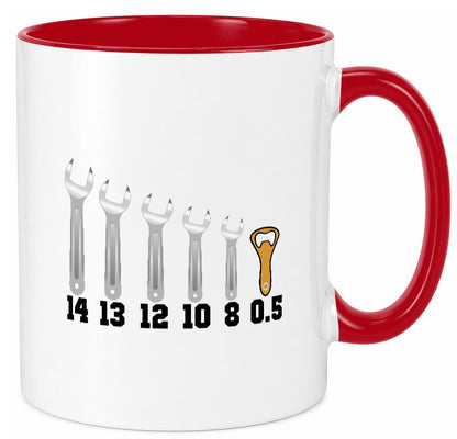 Bierliebhaber | Biertrinker Werkzeug Bieröffner Geschenkidee Humor Tasse