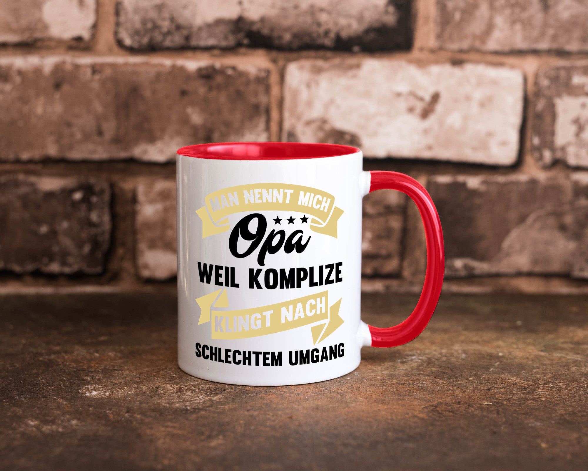 Man nennt mich Opa | Bester der Welt Humor Familie Geschenkidee Tasse