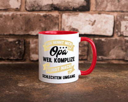Man nennt mich Opa | Bester der Welt Humor Familie Geschenkidee Tasse
