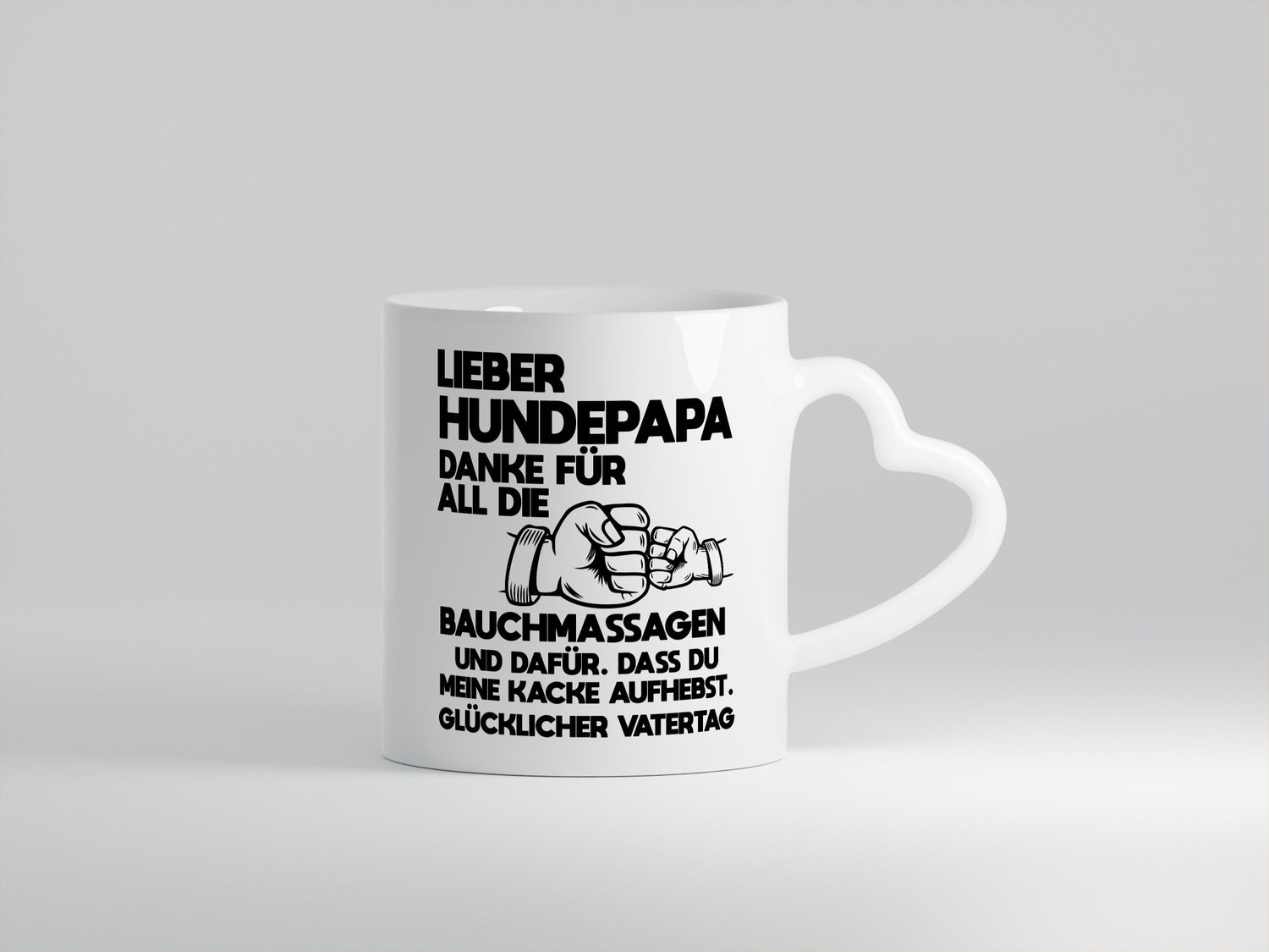 Hundepapa, danke Bauchmassagen, Kake aufheben | Vatertag Geschenkidee Familie