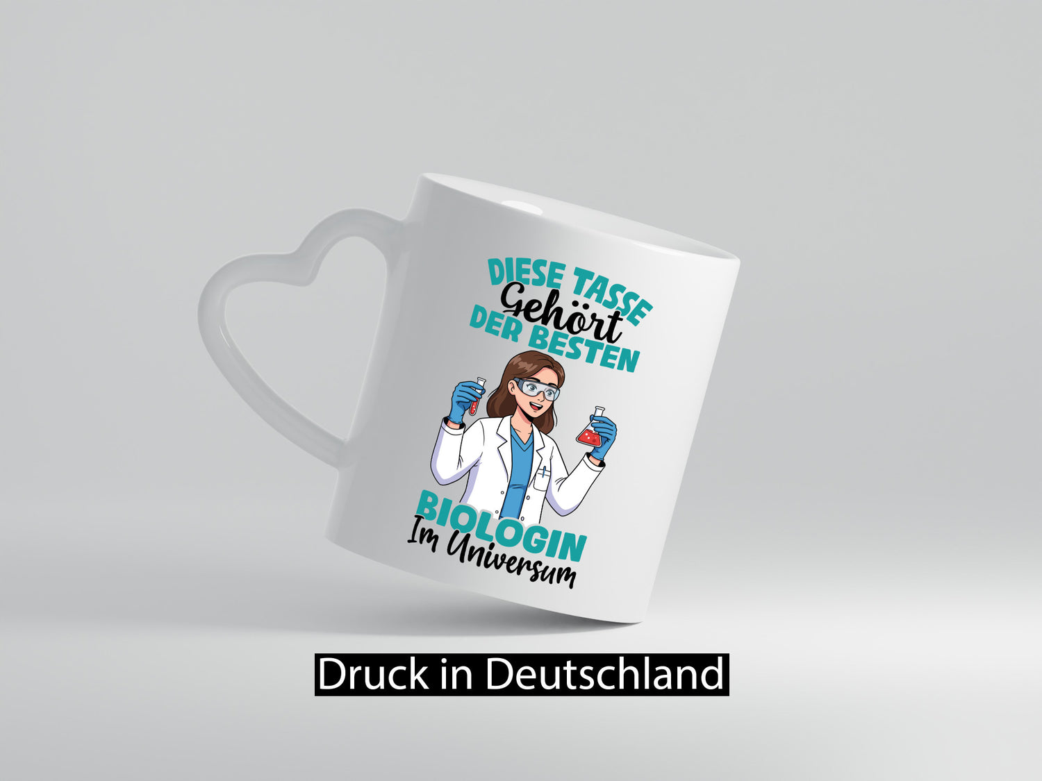 Im Universum: Biologin | Biologie Naturforscherin Geschenkidee Humor Tasse