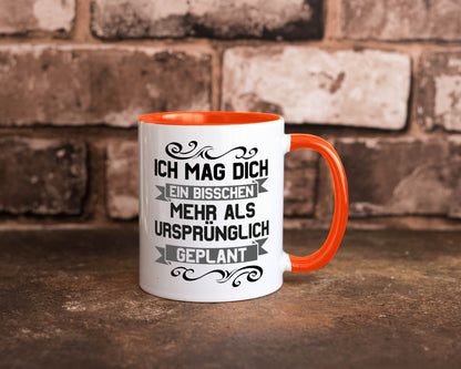Ich mag dich mehr als geplant | Best Freinds Freundschaft Geschenkidee Humor