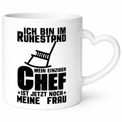 Ich bin im Ruhestand lustig Jubiläum Geschenk Tasse