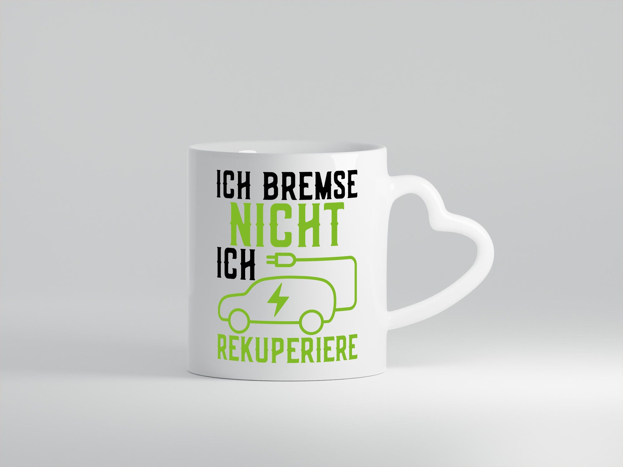 Ich bremse nicht rekuperiere | Elektroauto Autofan Geschenkidee Humor Tasse