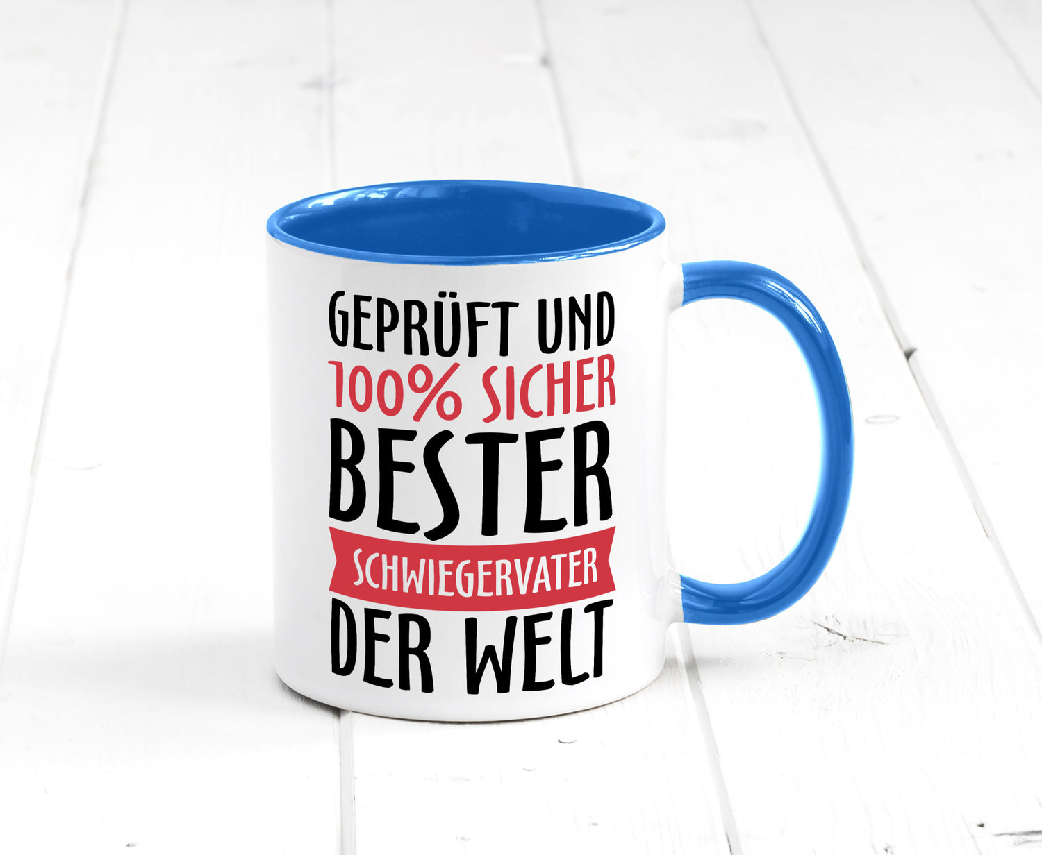 Bester Schwiegervater Geschenk Familie Geschenkidee lustiger Spruch Tasse