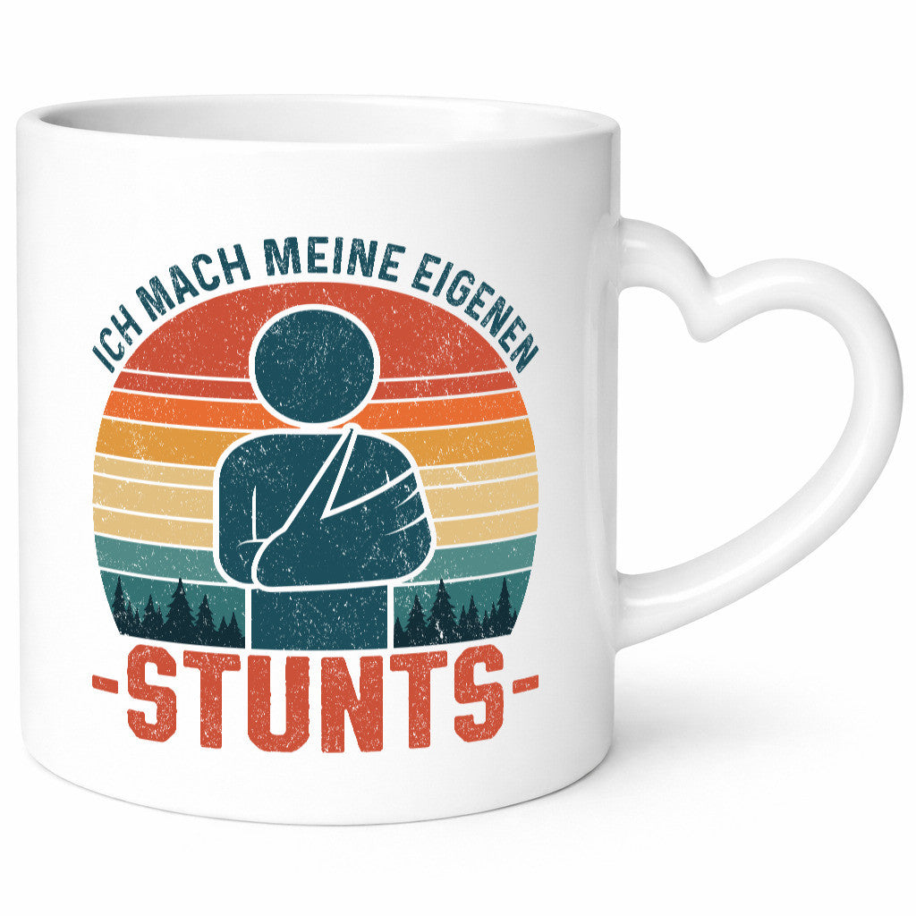 Ich mach meine eigene Stunts | Stuntman Gipsarm v2 lustig Humor Geschenkidee