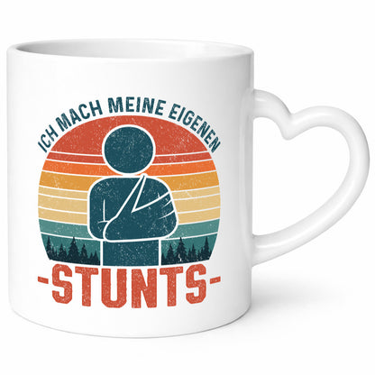 Ich mach meine eigene Stunts | Stuntman Gipsarm v2 lustig Humor Geschenkidee
