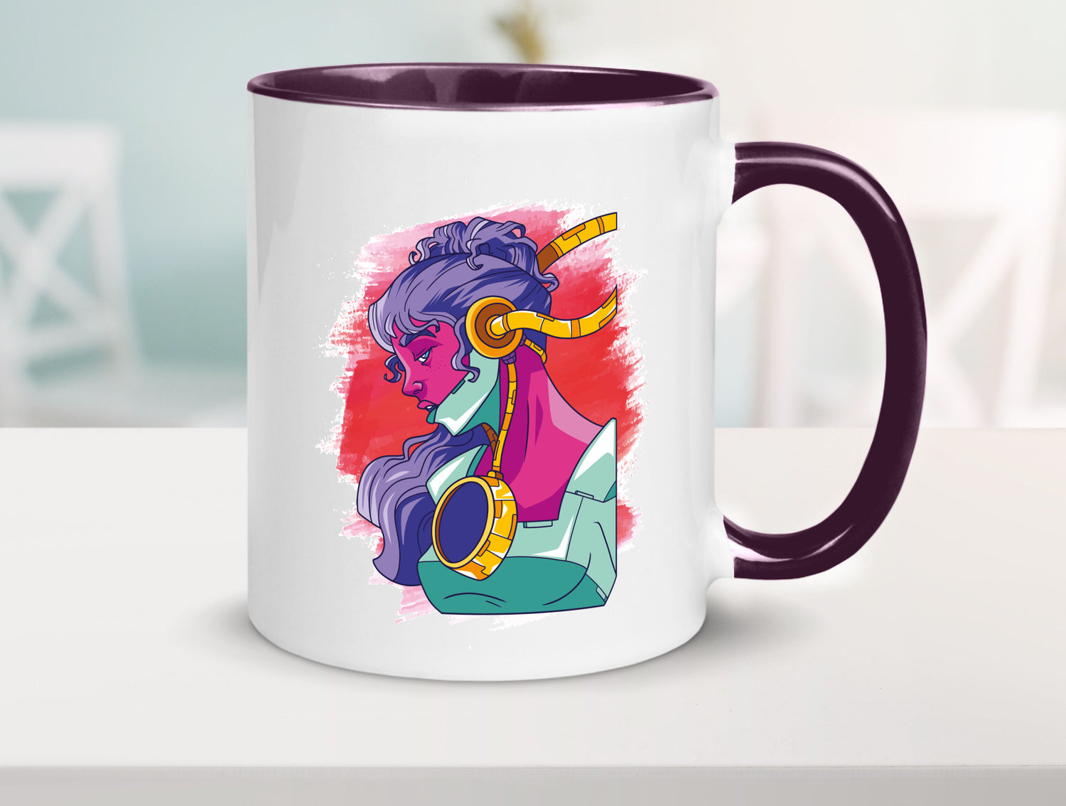 Zeichnung | Kunst Tasse Frauen Motiv cooles Design Humor Geschenkidee
