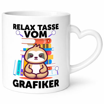 Relax Tasse: Grafiker | Grafik Design lustiger Spruch Geschenk Humor