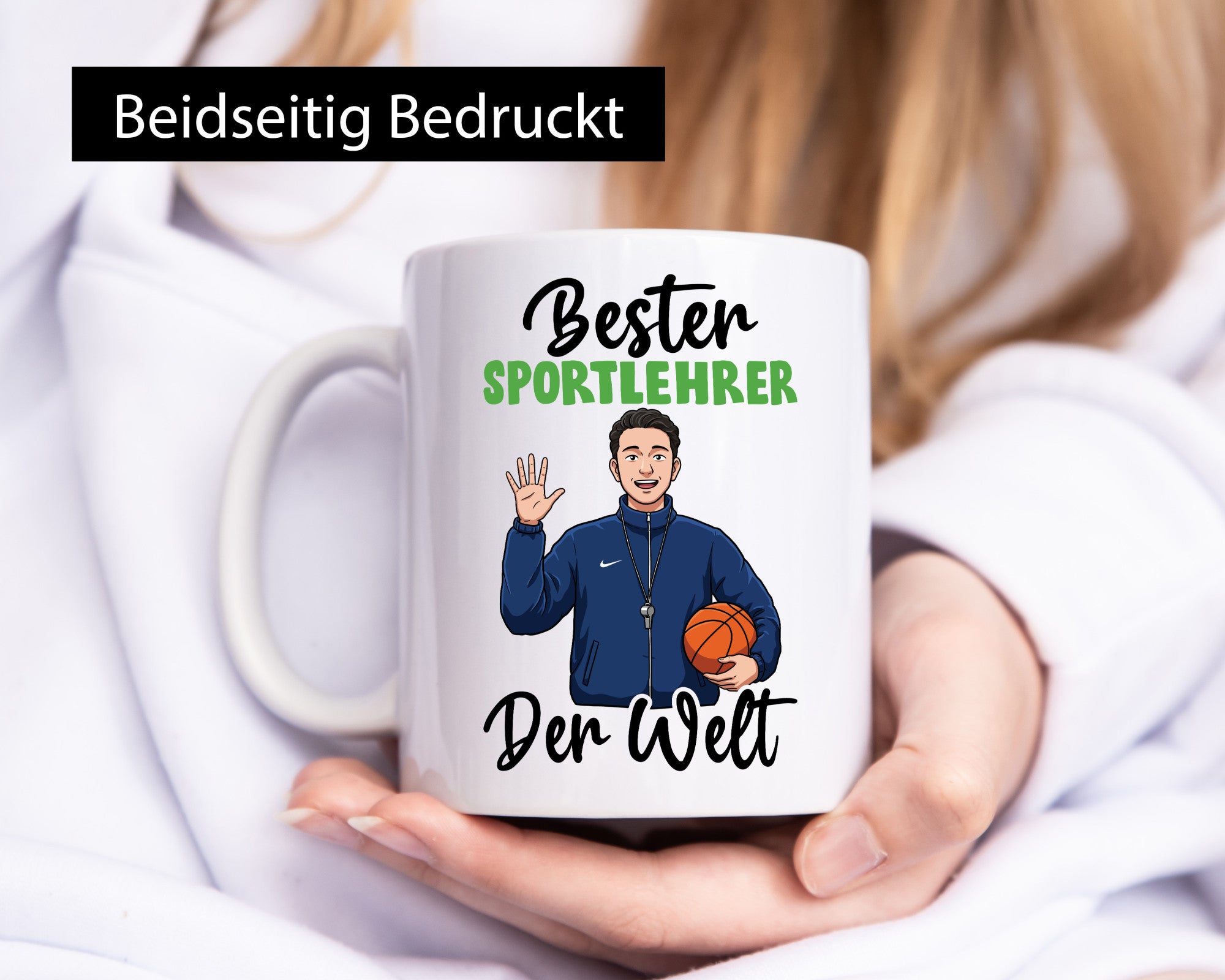 Bester Sportlehrer | Lehrer Sport v2 Geschenkidee Humor Tasse