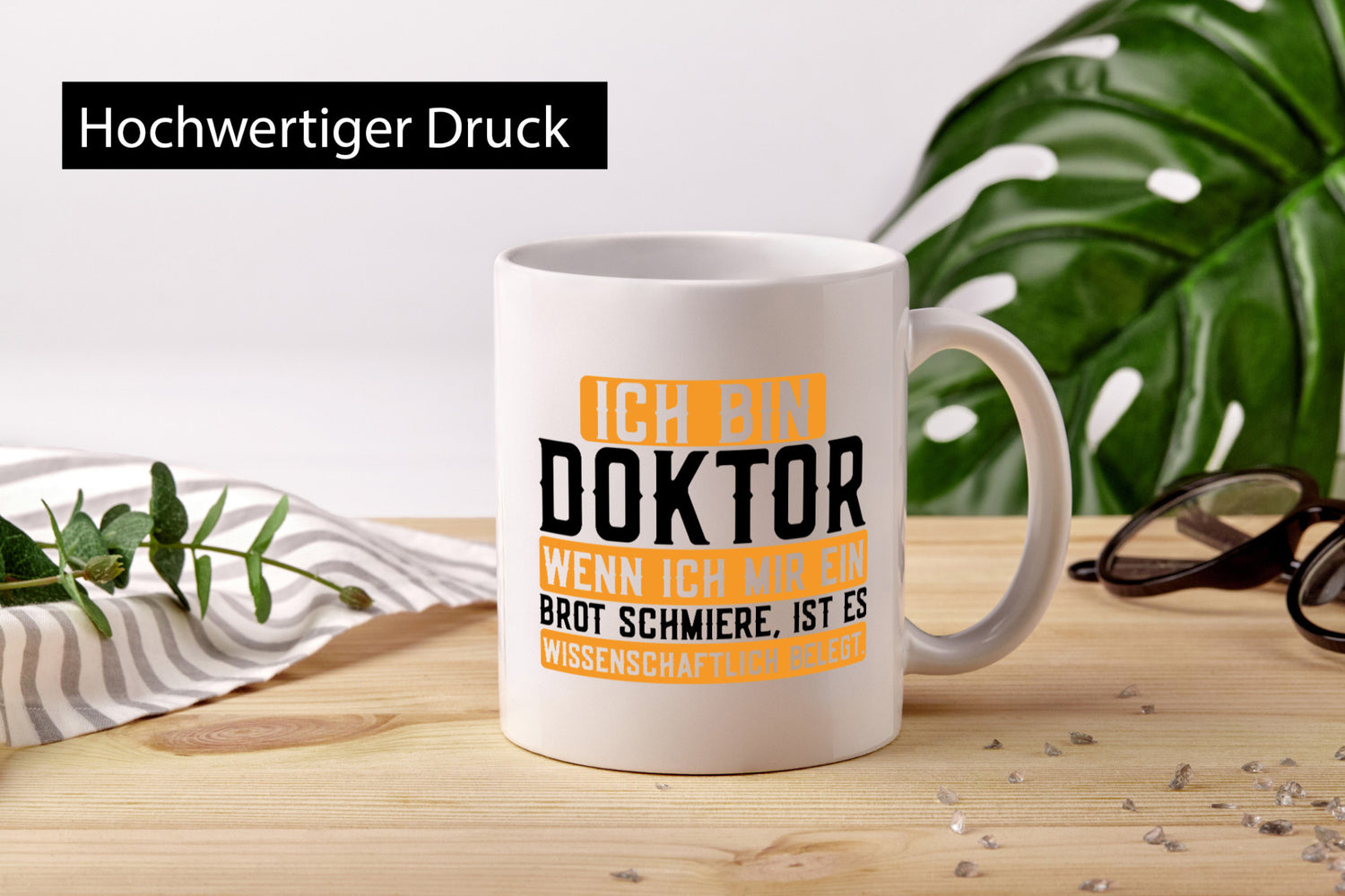 Ich bin Doktor | Frühstück Wissenschaftlich belegtes Brot Geschenk Humor
