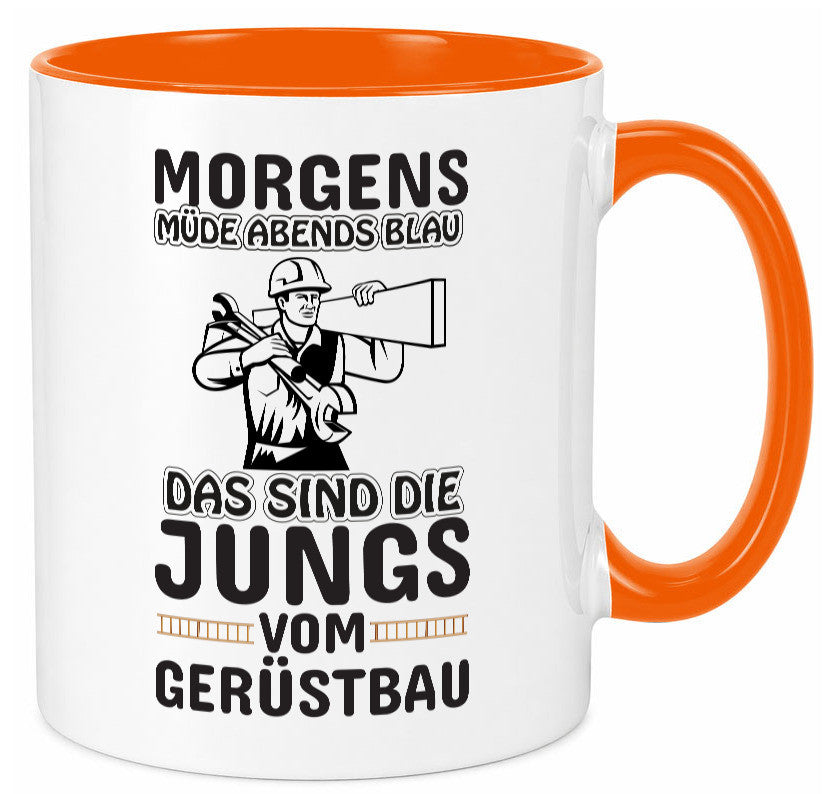 Jungs vom Gerüstbau | Gerüstbauer Tasse Baustelle Geschenk Humor Geschenkidee